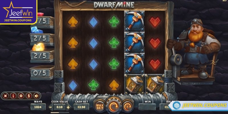 Biểu tượng cơ bản trong Dwarf Mine JeetWin